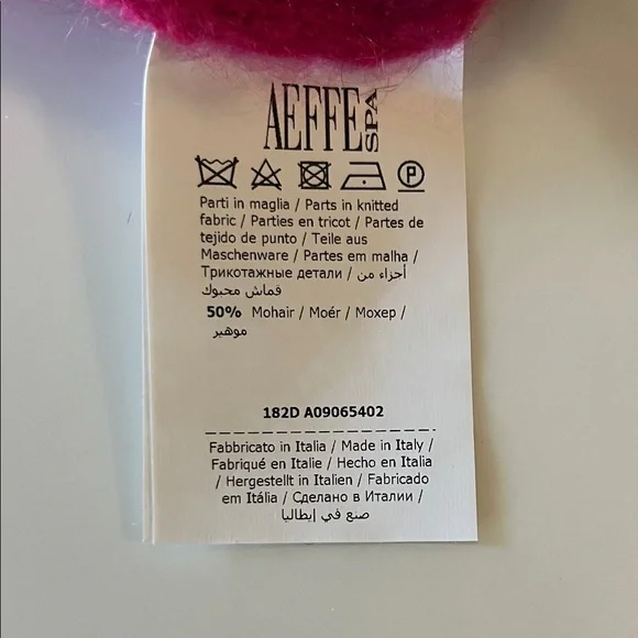 RARE Moschino Couture Graphic Intarsia Mohair Sweater - MSRP $899 - Picture 7 of 7